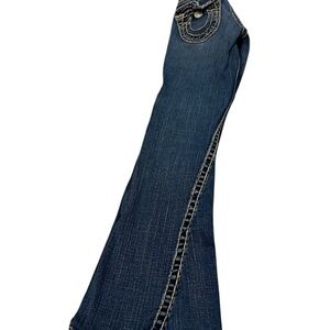 True Religion Women's Dark Indigo Bootcut Jeans